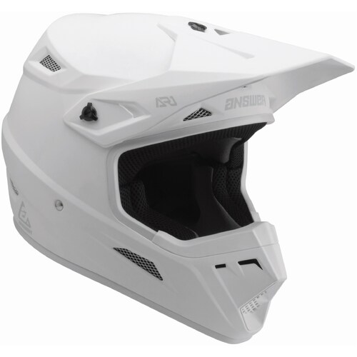 Answer 2023 AR1 V2 Bold White Helmet [Size:SM]