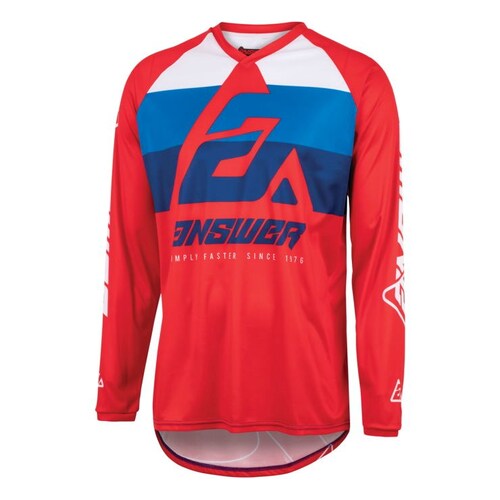 Answer 2023 Syncron CC Red/White/Blue Youth Jersey [Size:XS]