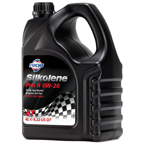 Silkolene Pro R 0W-20 Fully Synthetic Racing Engine Oil 4L