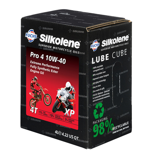 Silkolene Pro 4 10W-40 XP Fully Synthetic Ester Engine Oil 1L