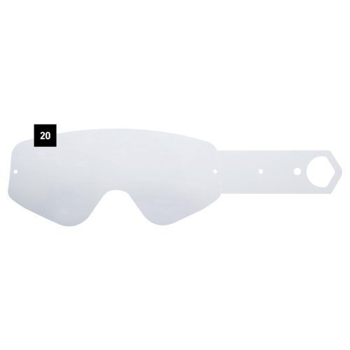 Spy Optic Clear Tear Offs for Klutch MX Goggles (20 Pack)