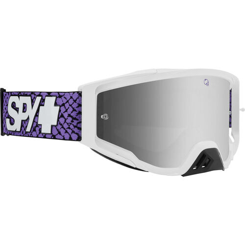 Spy Optic Foundation Plus MX Goggles Slayco Purple Viper Black w/HD Smoke Platinum Spectra Mirror & HD Clear AFP Lens