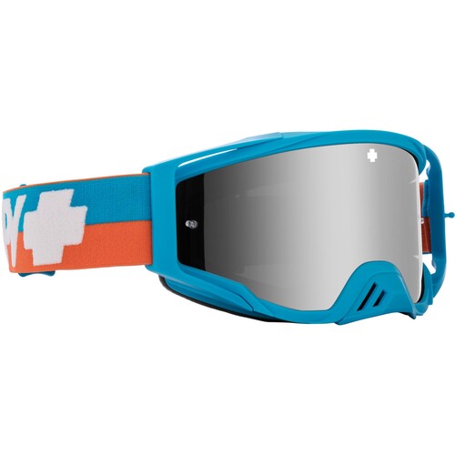 Spy Optic Foundation MX Goggle Plus Bolt Blue w/HD Smoke/Silver Spectra Lens