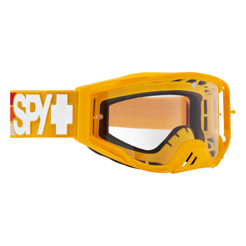 Spy Optic Foundation MX Goggles Speedway Matte Gold w/HD Clear Lens