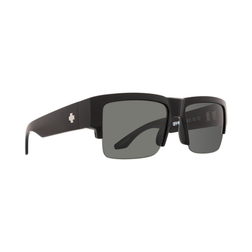 Spy Optic Cyrus 50/50 Sunglasses Black w/Happy Gray Green Lens