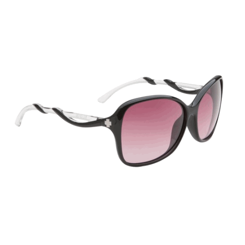 Spy Optic Fiona Sunglasses Black/Clear w/Merlot Fade Lens