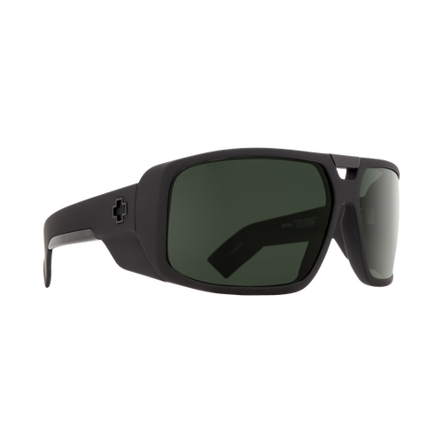 Spy Optic Touring Sunglasses Soft Matte Black w/Happy Grey Lens