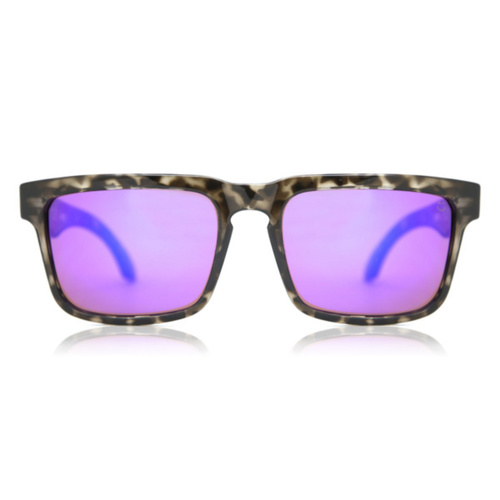 Spy Optic Helm Sunglasses Smoke Tort w/Happy Bronze/Purple Spectra Lens
