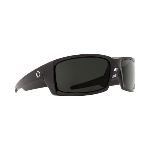 Spy Optic General Sunglasses Black w/Happy Gray Green Lens