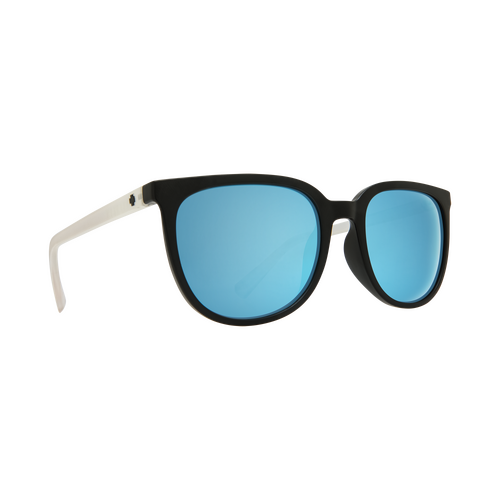 Spy Optic Fizz Sunglasses Matte Black/Crystal w/Grey/Light Blue Spectra Lens