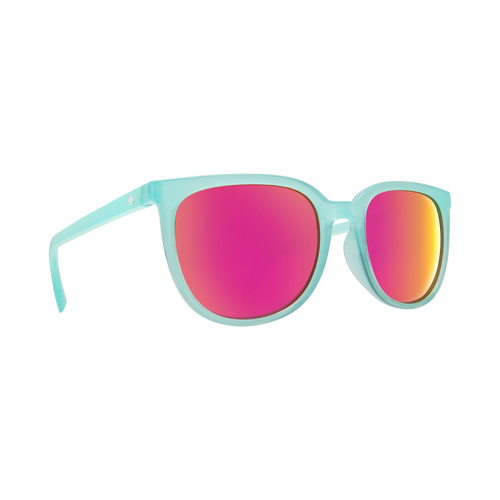 Spy Optic Fizz Sunglasses Translucent Seafoam w/Grey/Pink Spectra Lens