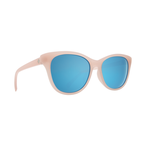Spy Optic Spritzer Sunglasses Matte Translucent Blush w/Grey/Light Blue Spectra Lens