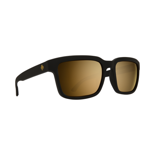Spy Optic Helm 2 Sunglasses Matte Black w/Happy Bronze/Gold Spectra Lens