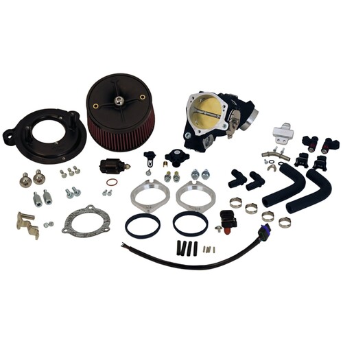 S&S Cycle 70mm Induction Kit for Cable Operated Harley-Davidson Touring 06-07/Dyna 07-17 Models w/S&S Cycle T143 Engine