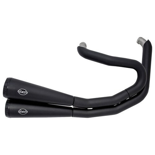 S&S Cycle SS-550-0742 Grand National 2-2 Exhaust System Black for Dyna 06-17 Models