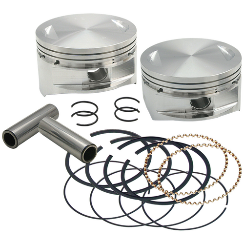 S&S Cycle 4" Bore Forged Pistons for S&S V100" & V107" Engines