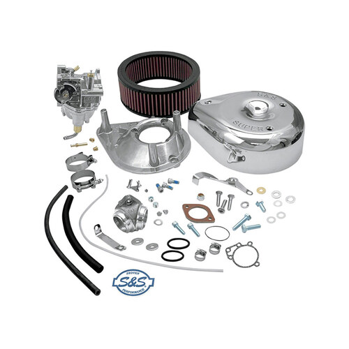 S&S Cycle SS11-0402 Super E Carburettor Kit for Big Twin 66-78