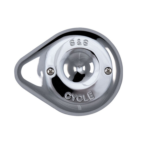 S&S Cycle SS170-0367 Stealth Mini Teardrop Air Cleaner Cover Chrome