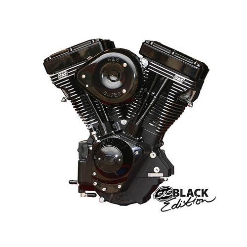 S&S Cycle SS310-0828 111ci Evo Black Edition Engine
