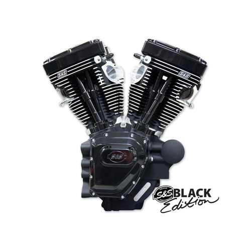 S&S Cycle SS310-0900 124ci Twin Cam Black Edition Engine for Dyna 06-17