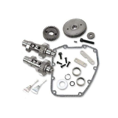S&S Cycle SS330-0339 635GE Gear Drive Easy Start Camshaft Kit for Twin Cam 07-17/Dyna 2006