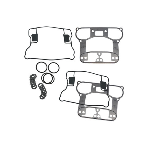 S&S Cycle SS90-4091 Rocker Cover Gasket Kit for Big Twin 84-99/Sportster 86-03 w/Diecast Rocker Covers
