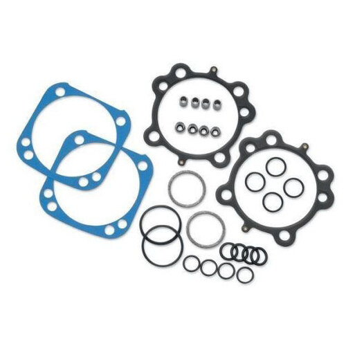 S&S Cycle SS90-9510 Top End Gasket Kit for Big Twin 99-Up w/OEM Crankcases S&S 124" & 4-1/8" Bore Hot Set Up Kit