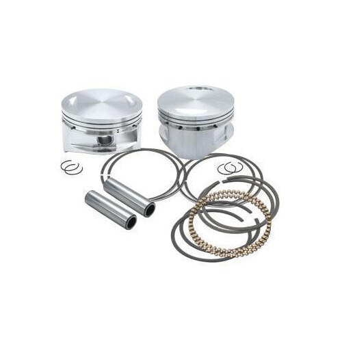 S&S Cycle SS920-0100 Standard Pistons w/10.4:1 compression for Twin Cam 07-17 96ci or 103ci to 107ci Big Bore Conversion