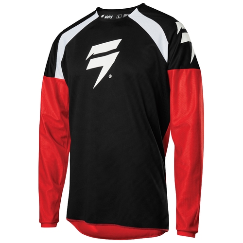Shift 2020 Whit3 Label Race 1 Black/Red Jersey [Size:SM]