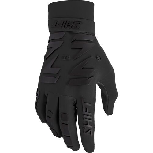 Shift 2021 Black Label Flexguard Black/Black Gloves [Size:SM]