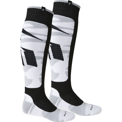 Shift Black Label Flank Snow Camo Socks [Size:SM/MD]