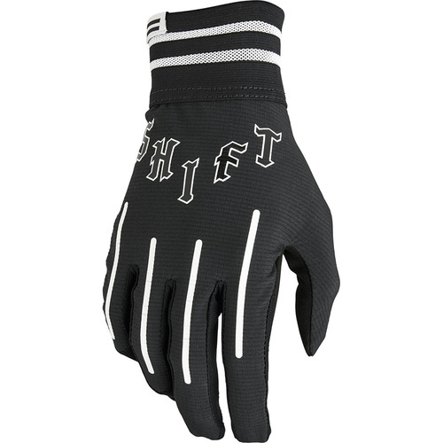 Shift White Label Flare Black/White Gloves [Size:SM]
