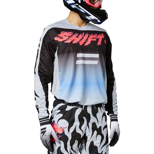 Shift White Label Flame Grey/Pink Jersey [Size:SM]