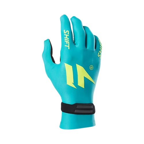 Shift 2023 Black Label Invisible Blue/Yellow Gloves [Size:SM]