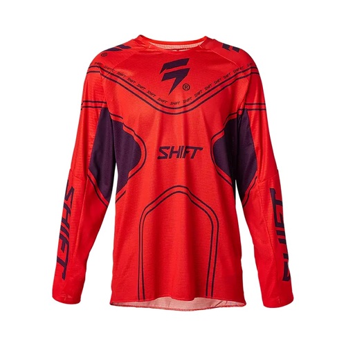 Shift 2023 Black Label Qwik Fluro Red Youth Jersey [Size:SM]
