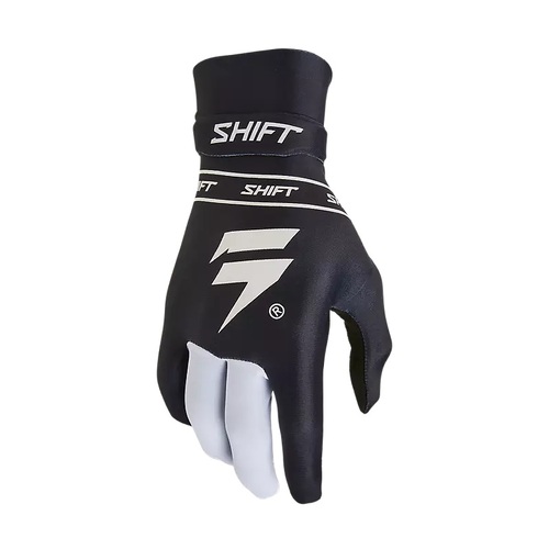 Shift 2023 Black Label Qwik Black Youth Gloves [Size:SM]