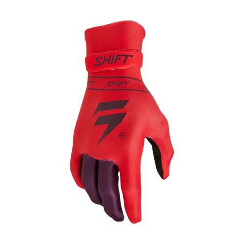 Shift 2023 Black Label Qwik Fluro Red Youth Gloves [Size:SM]