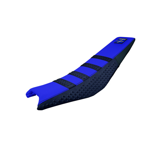 Stompgrip Gripper Seat Cover DB17SPR Blue/Black for Yamaha YZ250F/FX/YZ450F/FX/WR250F/WR450F