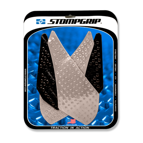 Stompgrip Volcano Tank Grips Clear for Yamaha YZF-R1 07-08