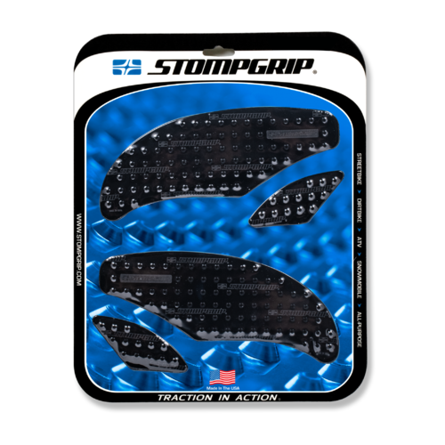Stompgrip Volcano Tank Grips Black for Triumph Speed 94/Speed 94R 15-17/Speed Triple ABS/Speed Triple R ABS 11-15