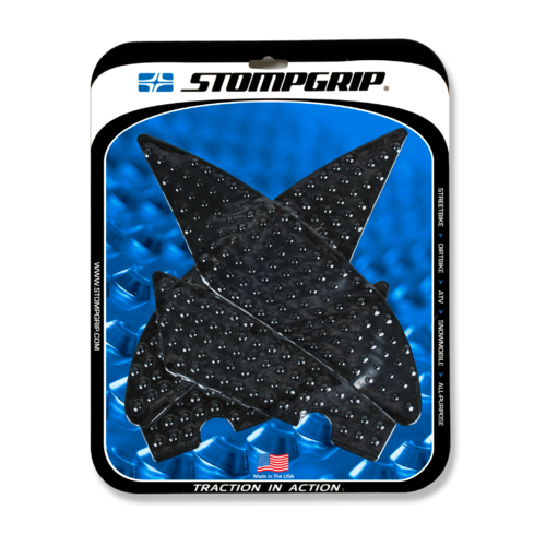 Stompgrip Volcano Tank Grips Black for Yamaha YZF-R6 17-19