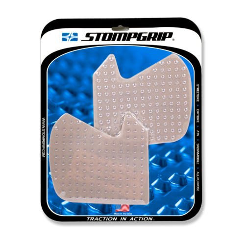 Stompgrip Volcano Tank Grips Clear for BMW G 310 R 16-19