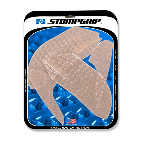 Stompgrip Icon Tank Grips Clear for Ducati 1199 Panigale/Superlaggera/1299 Panigale S/R FE/Panigale R/959 Panigale/Corse/899 Panigale