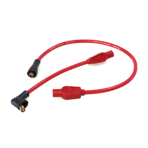 Taylor Cable Products TAY-10232 8mm Spark Plug Wire Set Red for Touring 80-98/Sportster 86-03