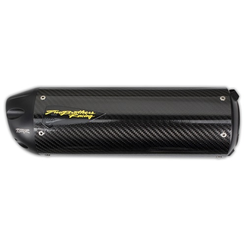 Two Brothers Hurricane Slip-On Mufflers Carbon for Honda CBR500R 16-18
