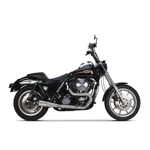 Two Brothers Racing TBR-005-4440199 Comp-S 2-1 Exhaust System Stainless Steel w/Carbon Fiber End Cap for FXR 87-94