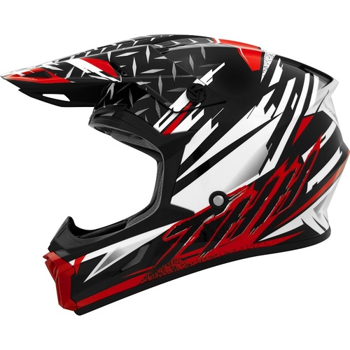 THH T710X Assault Matte White/Red Youth Helmet [Size:SM]