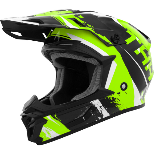 THH T710X Rage Black/Green Youth Helmet [Size:SM]