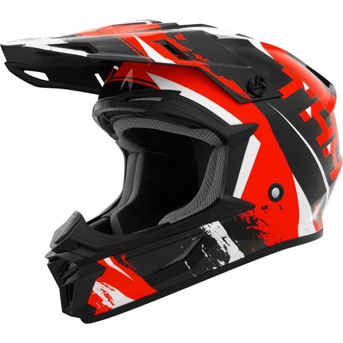 THH T710X Rage Black/Red Helmet [Size:SM]