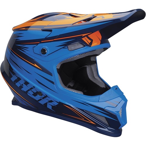 Thor 2020 Sector Warp Navy/Blue Helmet [Size:SM]